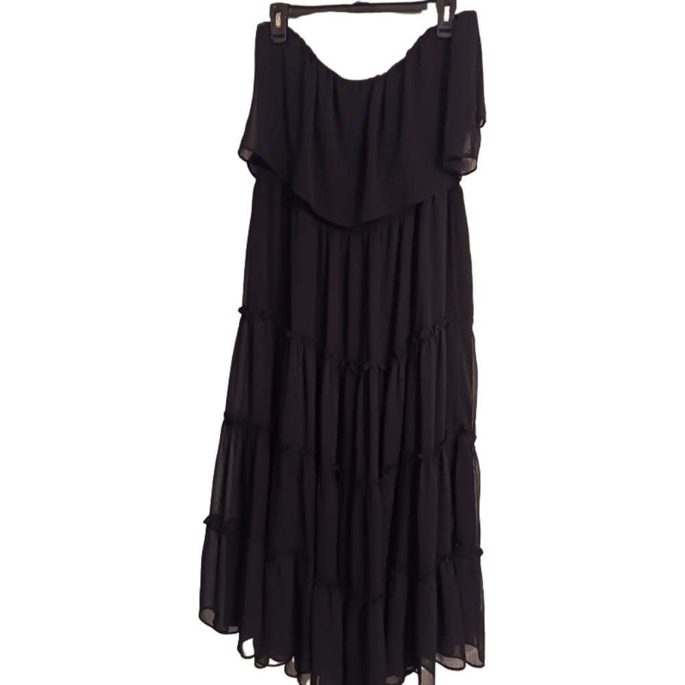 Layered Strapless Dress